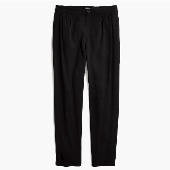 Madewell Track Trousers - True Black - Picture 4 of 8